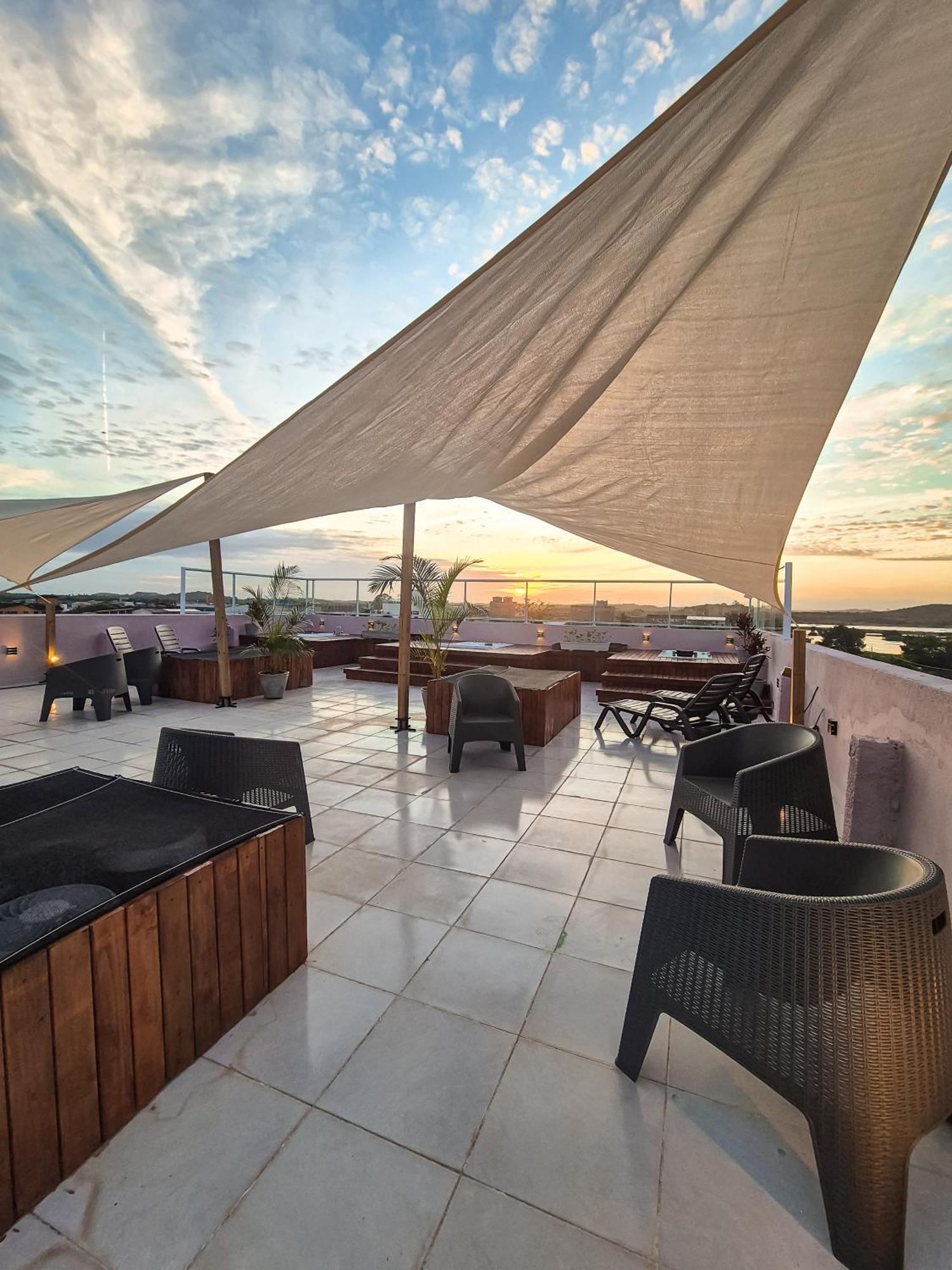Atlantico Sul Hotel ปอร์โต จิ กาลินญาส ภายนอก รูปภาพ